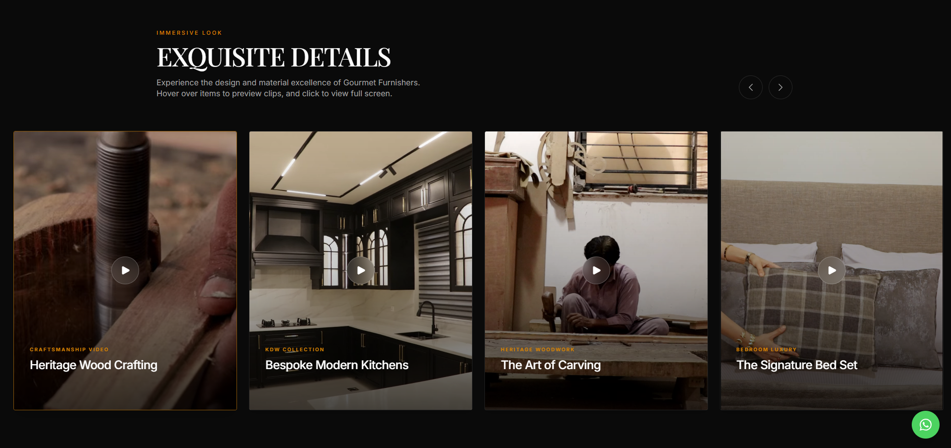 Gourmet Furnishers detail